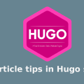 How to Create an Alternative Article in Hugo Static Website