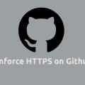 Solved Enforce HTTPS Unavailable for Your Site on Github