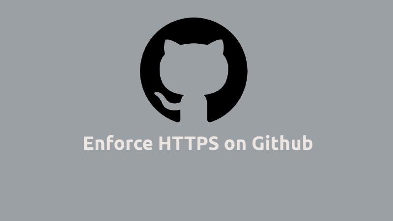 Featured image of post Solved Enforce HTTPS Unavailable for Your Site on Github